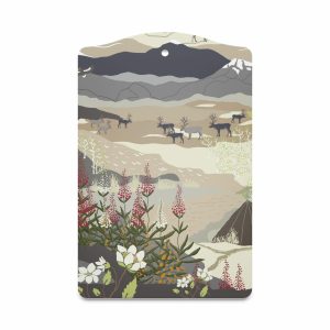 Fjällvandring beige serveringsbräda