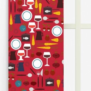 Dinner röd panellängd 2-pack