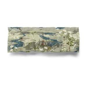 Fjällvandring Bård turkos kappmetervara