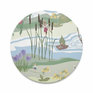 Naturens Lycka grön runt grytunderlägg