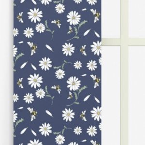 Blomstersurr blå panellängd 2-pack