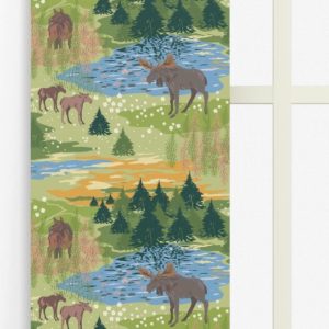 Älgrike grön panellängd 2-pack
