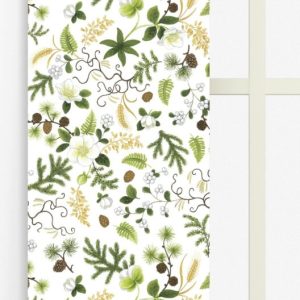 Barr & Blom offwhite/grön panellängd 2-pack