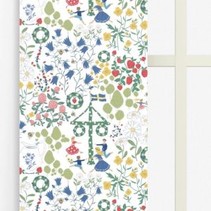 Midsommardans naturvit panellängd 2-pack