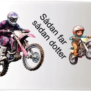 Far-dotter/son kör motorcross