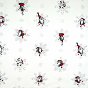 Snöflingan Mini offwhite tyg metervara